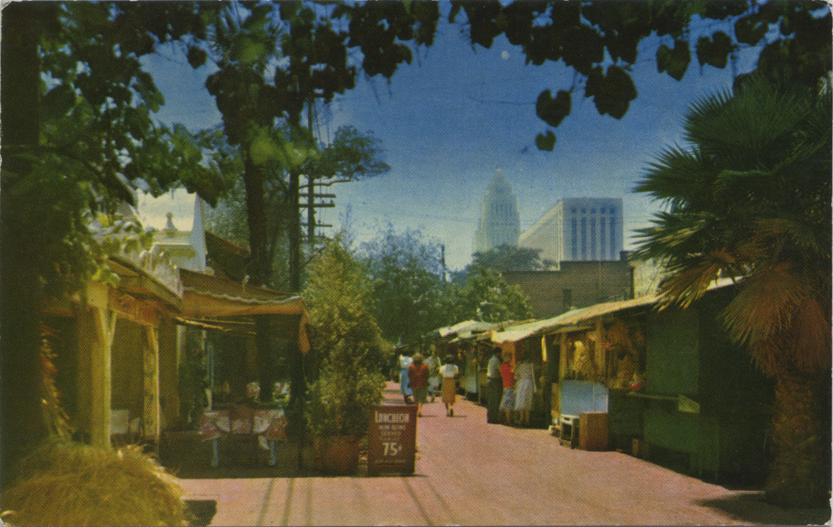 Postcard of Olvera Street